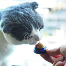 Tasty Cat Snack Catnip Sugar Candy Licking Solid Nutrition Energy Ball Toys