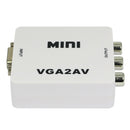 Premium Computer VGA to AV TV Composite RCA S-Video Scan Converter 1080P