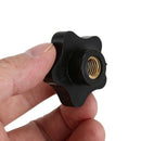 5pcs M10 Female Thread 39mm Plastic Star Head Screw On Clamping Knob