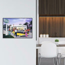 5D DIY Full Drill Square Diamond Painting Service Area Cross Stitch Mosaic