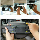 Wide Angle Driving Car SUV Interior Clip On Rear View Mirror Panoramic 280m S6O5