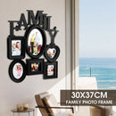 Family Photo Frame Wall Hanging 6 Multi-Sized Pictures Holder Display Home DP4D7