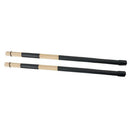 Professional Bamboo Drumsticks Brushes Black Pro Hot Rods Drum Sticks 19 Dowels