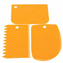 3Pcs Pastry Butter Dough Cake Cookies Scraper Decorating DIY Random. B2X3