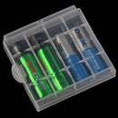 10x Case Holder Storage Plastic Box Cover Clear for Rechargeable AA AAA Battery^