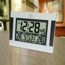 Large Digital LCD Display Clock Calendar Day Month Year Temperature Meter