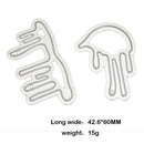 2pcs Drops of Blood Metal Cutting Dies Stencil Embossing Scrapbook Craft A