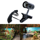 300W Metal Ceramic Heat UV UVB Lamp Light Holder Clamp Brooder Reptile US hv2n