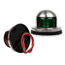 1pc LED Marine Bow Boat Yacht Navigation Green Red Light 12V Stainless Steel