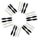 6 x Combo Propellers for Hubsan X4 H107 Propellers Blades Props Black + Whi