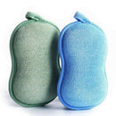 BabaMate Natural Bamboo Baby Bath Sponge-2 Pack-Ultra Soft & Absorbent Spon
