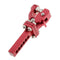Metal Adjustable Drop Hitch Receiver DIY Accessory For 1/10 RC Crawler Red