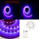 DC5V UV Ultraviolet Purple LED Strip Lights UV Lamp Battery Powered_1m