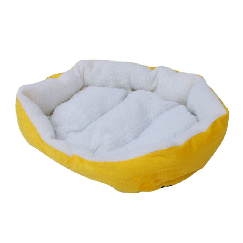 Waterproof Super Warm Soft Fleece Puppy Pets Dog Cat Bed House Basket Nest  T4Q6