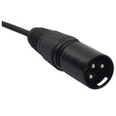 3.5mm (1/8 Inch) Stereo Male to XLR 3-Pin Male Cable, 10 Feet Black