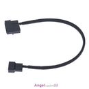 4pin IDE Molex to 1-Port 3Pin/4Pin Cooler Cooling Fan Splitter Power Cable