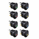 8PCS LED Dot Light 12V Car Auto Boat Round Rocker ON/OFF TOGGLE SPST SWITCH