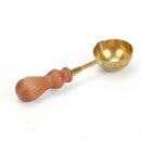 Retro Fire Wax Seal Stamp Metal Seals Wax Stick Wooden Handle Sealing Wax Spoon
