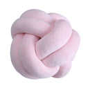 Knot Pillow Plush Throw Pillow Comfortable Sofa Mat for Living Room Pink