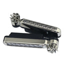 2Pcs DRL Car Universal Wind Energy 8Led Car Daytime Running Light Wind Powe