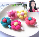 5 Pcs Cute Flower Hair Clips Kids Candy Color Hairpins For Baby Kids GirlsOSA3C
