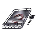RC 1:10 Roof Luggage Rack 6 LED Lights Bar for D90 RC4WD SCX10 Axial