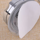 2X ABS Chrome Vacuum Suction Cup Towel Hooks Holder Wall Hanger Self Adhesive