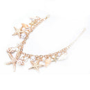 Fashion Star Starfish Conch Shell Bracelet Bangle Charm Women Jewelry  OZ