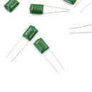 New 100pcs Polyester poly Film Capacitors Assortment Kit 0.1nF~100nF 2A104  BX
