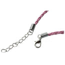 50 BRACELETS BRACELETS LEATHER ASSORTED COLORS 3mm