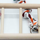 1PC Parrot Toys Parrot Climbing Net Hanging Ladder Bridge Macaw Cage Chew D P9P1