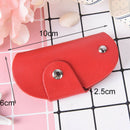 cowhide leather car key bag wallet multi function case housekeeper holder FT