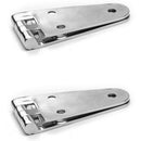1 Pair Stainless Steel Strap Hinge for Marine Boat Door Furniture 144x38Mm A1H2