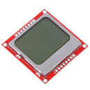 1Pc New 5110 LCD Module Red Backlight Adapter PCB For Nokia 5110  â„–[