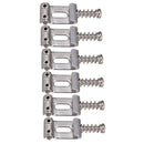 6 Pieces Zinc Alloy Saddles String Set Replacement For Electric Guitar Bridge -