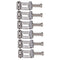 6 Pieces Zinc Alloy Saddles String Set Replacement For Electric Guitar Bridge -