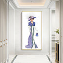 DIY Full Round Diamond Painting Dress Lady Handmade Picture Crafts (A1703)