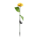 25'' Solar Powered Sunflower-Shaped Garden Light Waterproof Yard Path Decor Lamp