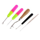 5 Pieces/Set Latch Crochet Hair Needle Hooks Dreadlock for Carpet Making Crafts