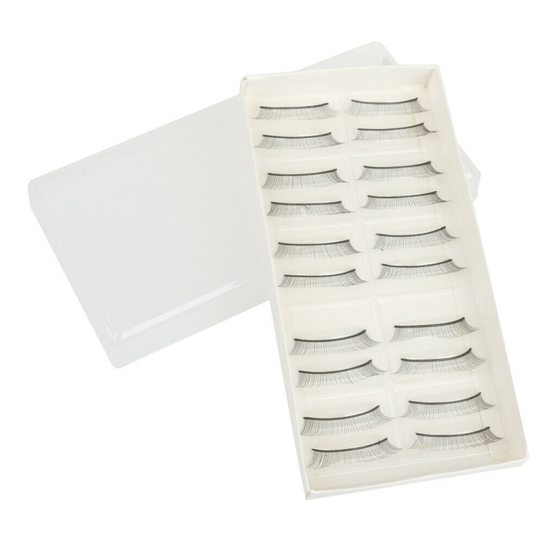 10 Pairs 10mm Makeup Practice Eyelashes Extension For Beginner Teaching