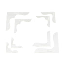 8Pcs Acrylic Bag Wallet Corner Decoration Stencil Template LeatherCraft Tool