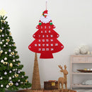 Christmas Hanging Advent Calendar Countdown To Christmas Tree Gift Ornament A3Z4