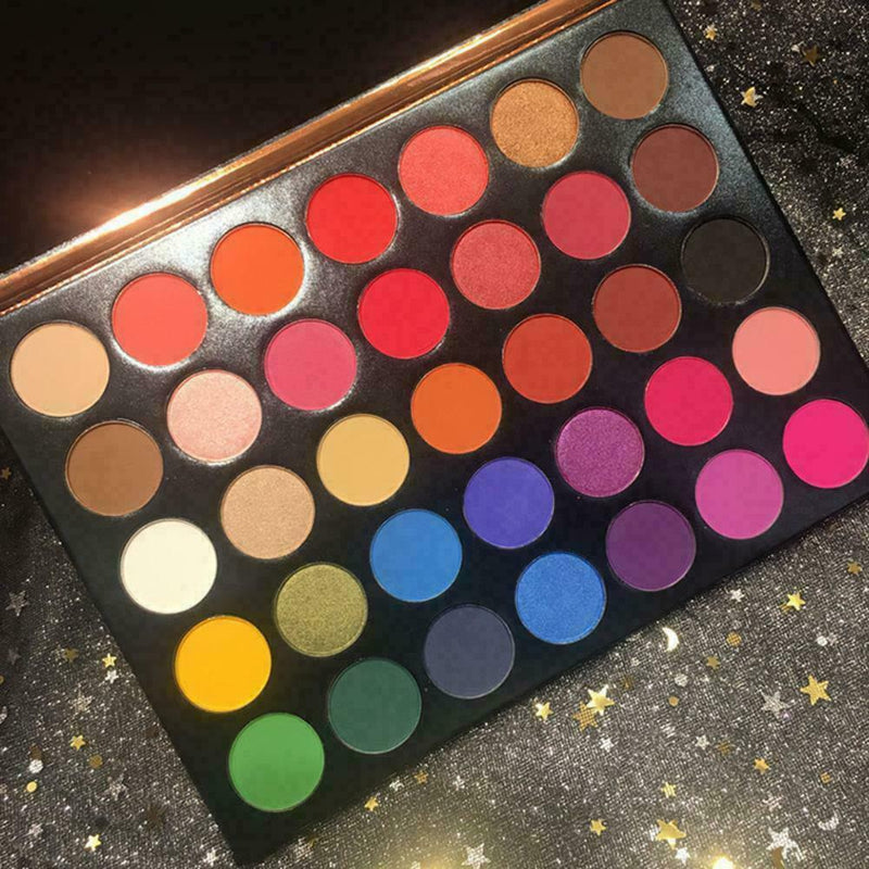 35Color Shades Studio Makeup Eyeshadow Palette  Highlighter Cosmetic