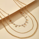 Fashion Women Butterfly Pendant Tassels Multi-layer Choker Necklace JewelrySEAU