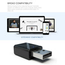 2 in 1 Bluetooth 5.0 Adapter Audio Transmitter and Receiver 3.5mm For TV PC Car