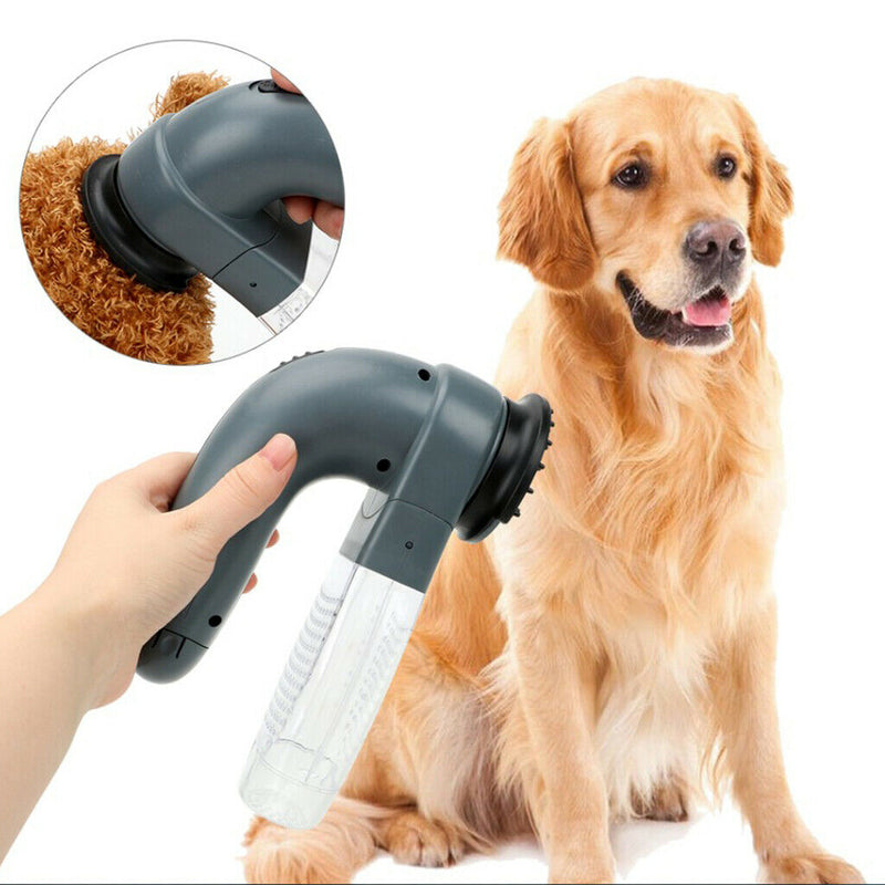 Cordless Electric Fur Remover Pet Hair Suction Device Soft Rubber Head