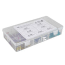 140pcs Assorted Standard Blade Fuses 5A 7.5A 10A 15A 20A 25A 30A w/ Box