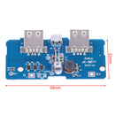 Dual Micro USB 3.7V to 5V 2A Boost Mobile Power Bank DIY Charger Step Up Boa Hn