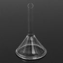 60mm Transparent Glass Powder Triangle Cone Funnel Lab Glassware Accessory Hot