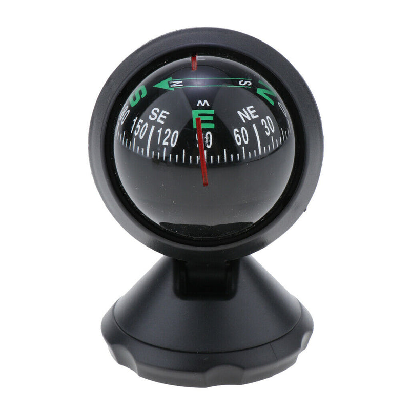 Compass Navigation Ball Dashboard Adjustable for Marine Auto Car 360 Degrees